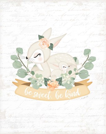 Framed Sweet Little Bunny Print