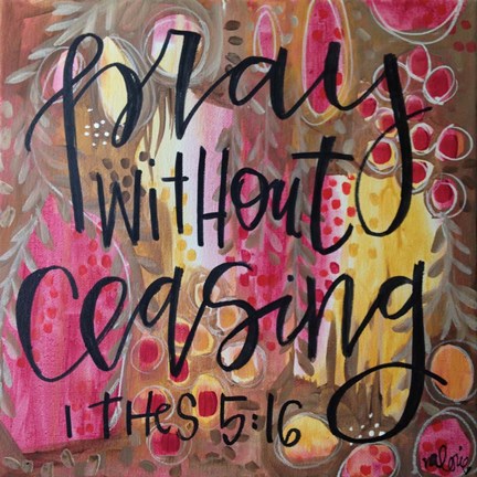 Framed Pray Print