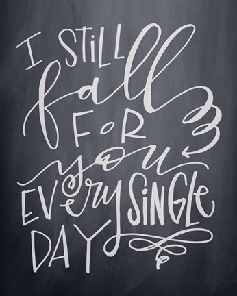 Framed I Still Fall Print