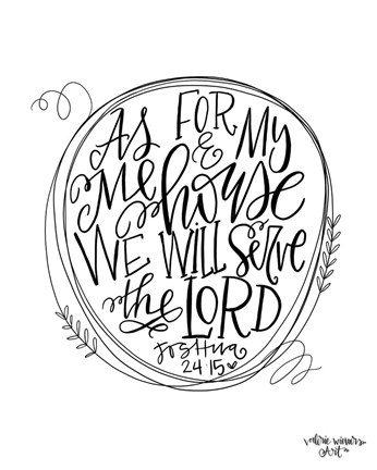 Framed As For Me Print