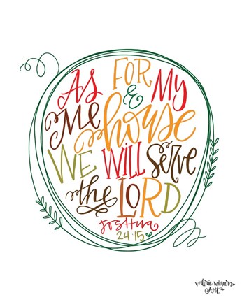 Framed As For Me Color Print