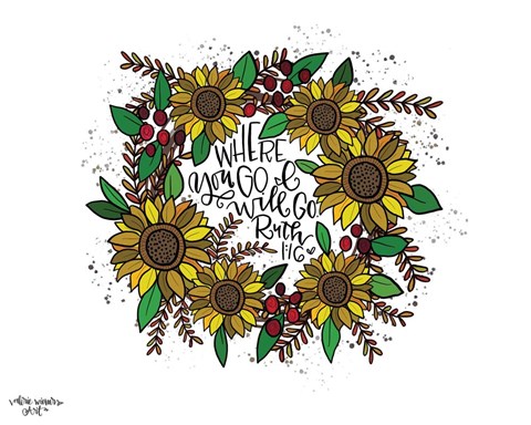 Framed Where You Go Print