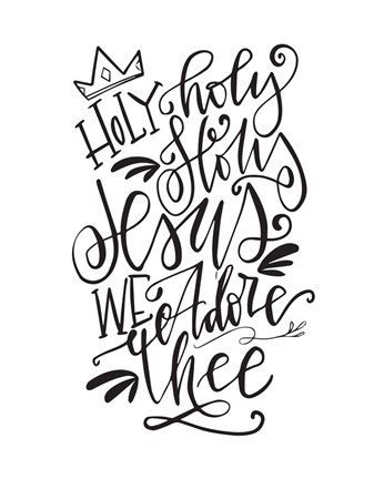 Framed Holy Night Print