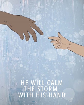 Framed Calm the Storm Print
