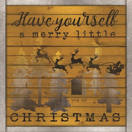 Framed Have Yourself a Merry Little Christmas Print