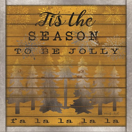 Framed Tis the Season to be Jolly Print