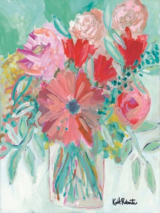 Framed Farmer&#39;s Market Bouquet Print