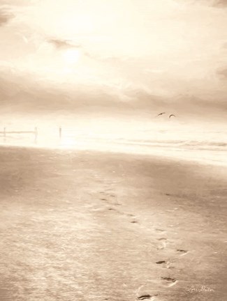 Framed Bleached Sunrise Print