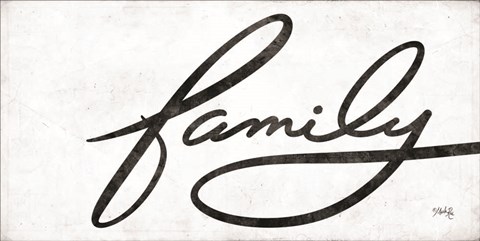 Framed Family Print