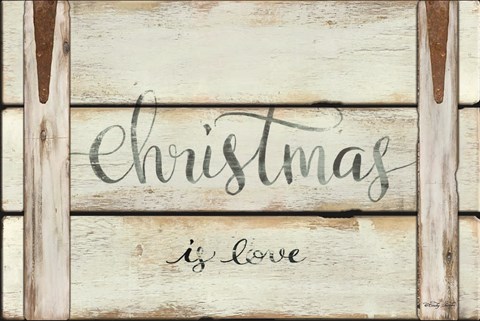 Framed Christmas is Love Print