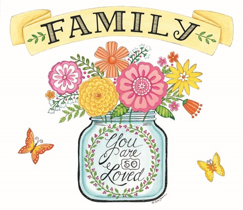 Framed You Are So Loved Print