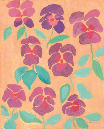 Framed Ya Pansy Print