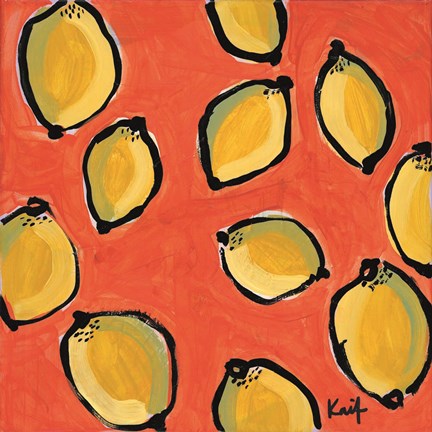 Framed Lemon Fresh Print