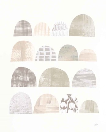 Framed Mod Neutrals IV v2 Print