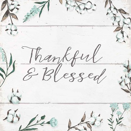 Framed Blessed VI v2 Print