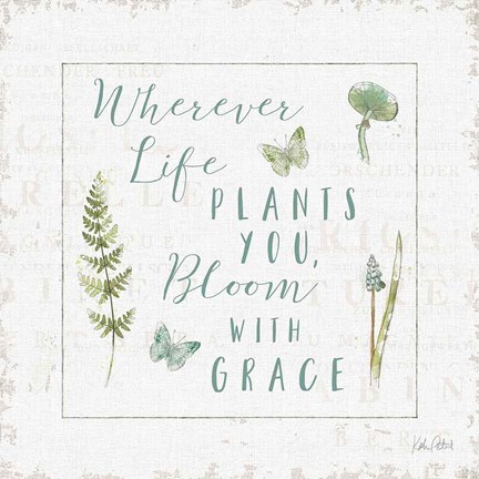 Framed In the Forest IV Grace Print