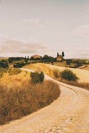 Framed Strada Bianca II Print