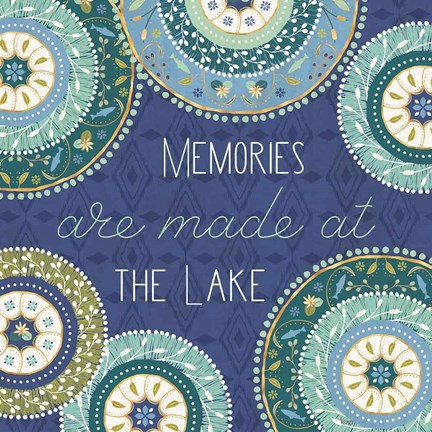 Framed Otomi Lake XV Print