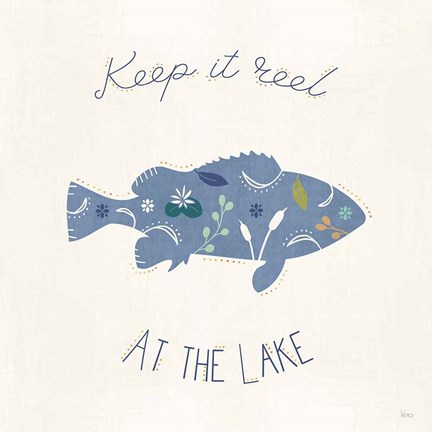 Framed Otomi Lake IXB Print