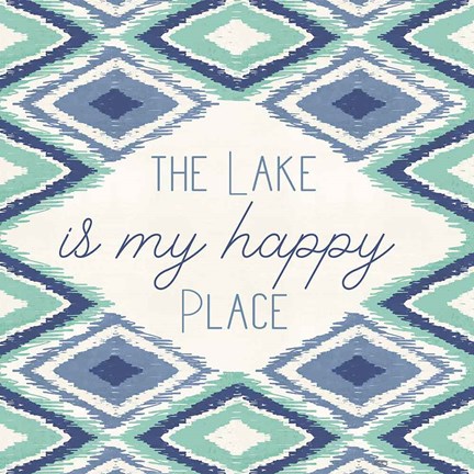 Framed Otomi Lake XII Print