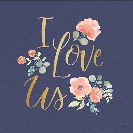 Framed Blooming Delight VI Blue Print