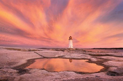 Framed Peggys Cove Nova Scotia Print