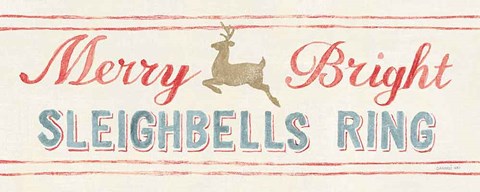 Framed Floursack Holiday Bright VII Print