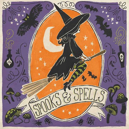 Framed Stay Creepy II Print