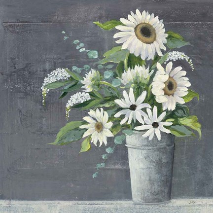 Framed Late Summer Bouquet II Print