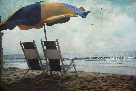 Framed Sea For Two Print