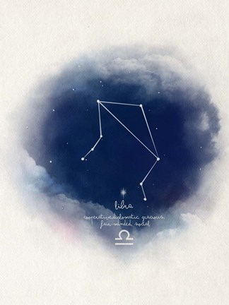 Framed Libra Print