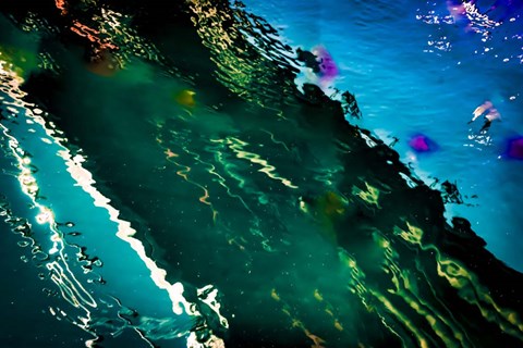 Framed Painted on Water 03 Print