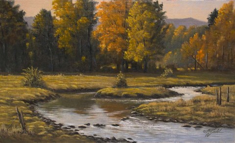 Framed Pasture Run Print