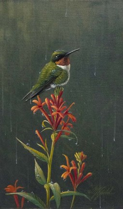 Framed Ruby Throne Print