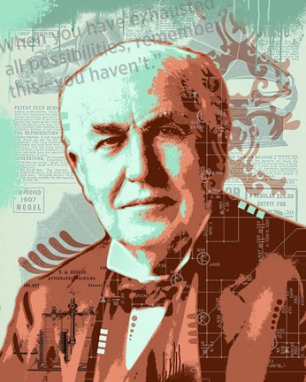 Framed Edison Print