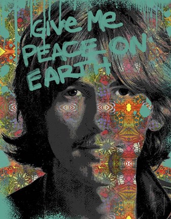 Framed George Harrison Print