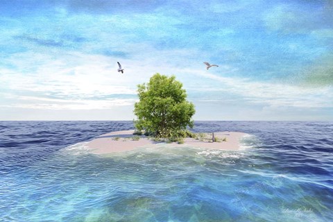 Framed My Island Print