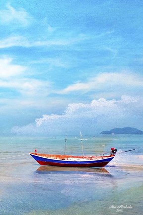 Framed Seascape Ad2 Print