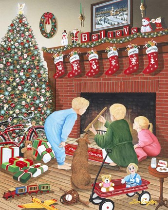 Framed Believe Print