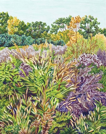 Framed NY Littletree Goldenrod Print