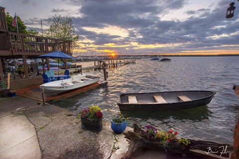 Framed Ferncliff Sunset Print