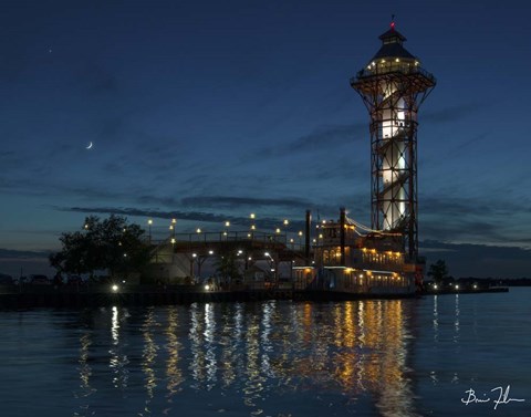 Framed Under The Summer Moon Print