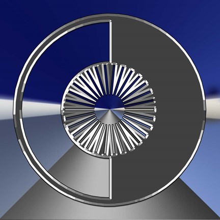 Framed Silver Road 1 Print