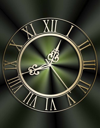Framed Clockwork Emerald Print