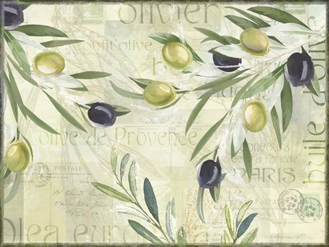 Framed Olives de Provence Print