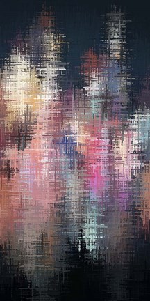 Framed City Lights Print