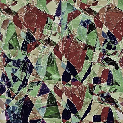 Framed Marble Illusion Print