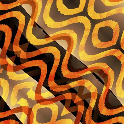 Framed Shimmering Heat Print