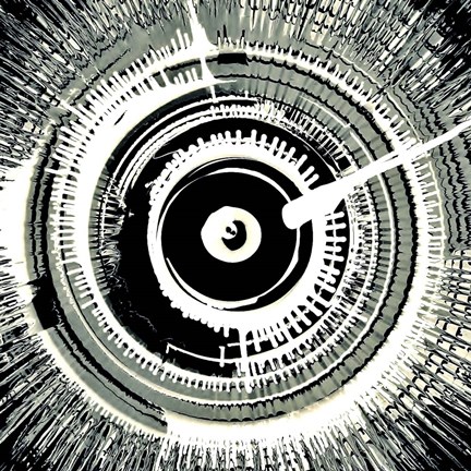 Framed Spinart! Super Nova Black Print