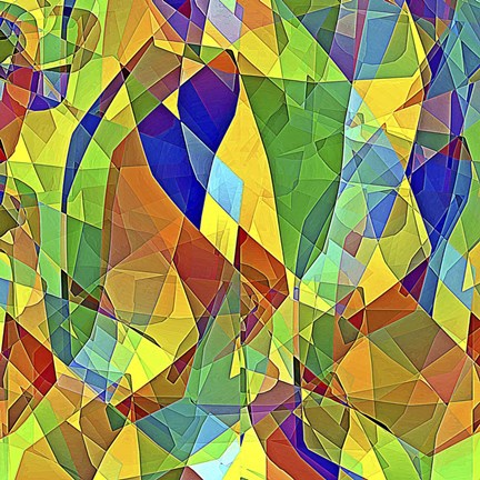 Framed Strained Glass Print